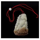 Lot 222 Heavy Jade Buddha Carving, 134g