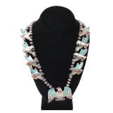 Lot 233 Early Native American Eagle Necklace, J. Nezzi