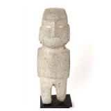 Lot 258 Mezcala Standing Axe God Figure Inset Shell Eyes