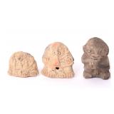 Lot 313 Tumaco La Tolita Pottery Figural Whistles Lot