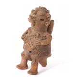 Lot 316 Costa Rican Pottery Female Whistle Ocarina