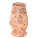 Lot 323 Costa Rican or Nicaragua Polychrome Pottery Urn