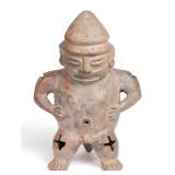 Lot 335 Ancient Costa Rican Pottery Warrior