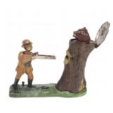 Lot 355 Teddy and the Bear Mechanical Bank
