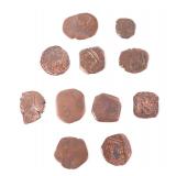 Lot 358 11 Copper Shipwreck Coin Collection, 1600s