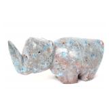 Lot 378 Adorable Hand Carved Turquoise Horned Animal