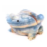 Lot 381 Gorgeous Deep Blue Aquamarine Frog