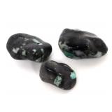 Lot 387 Wonderful Raw Bogota Columbia Emerald Specimens