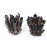 Lot 401 Smoky Quartz Crystal Blossom Clusters