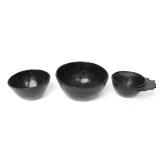 Lot 511 Chinese Yi Peoples Lacquer Bowls Trio