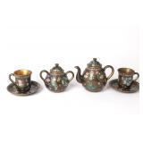 Lot 526 Lovely Japanese Cloisonne Tea Set