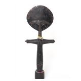 Lot 573 African Hand Carved Fertility Doll