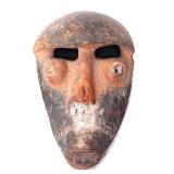 Lot 576 Ibo Face Mask, Polychrome Painted