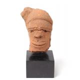 Lot 583 Ancient Nok Terracotta Head, 500 BCE-500 CE