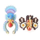 Lot 593 Lot of Two Art-Deco Zoomorphic Masks