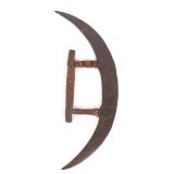 Lot 46 Chinese Crescent Kung Fu Iron Dagger