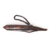 Lot 47 Afghani Powder Horn, 19th-20th C.