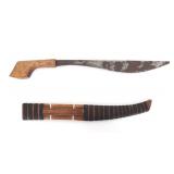 Lot 72 Philippines Lumad or Visayan Bolo Knife wScabbard