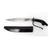 Lot 74 Filipino Carabao Horn Visayan Tenegre Dagger wScabbard