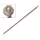 Lot 85 Fine European Silver Headed Cane