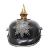 Lot 120 Saxon Enlisted Infantry Pickelhaube Helmet, WWI