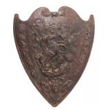 Lot 121 Heavy Renaissance Iron Shield