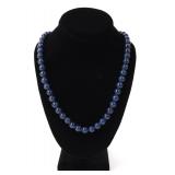 Lot 137 Gorgeous Strand of Lapis Lazuli Polished Beads