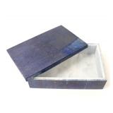 Lot 144 Beautiful Lapis Lazuli & Marble Jewelry Box