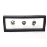 Lot 161 Trio of Chinese Glazed Beads