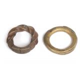 Lot 164 Two African Currency Bracelets