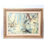 Lot 183 Museum Print, The White Ships by John Singer Sargent (1856-1925)