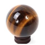 Lot 198 Gorgeous Tigers Eye Sphere with Stand
