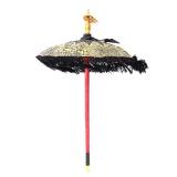 Lot 224 Deep Blue and Gold Balinese Ceremonial Umbrella