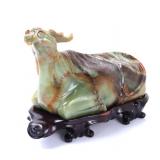 Lot 243 Chinese Jade Recumbent Water Buffalo