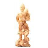 Lot 259 Chinese Hardstone Tomb Guardian