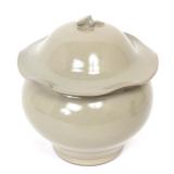 Lot 272 Beautiful Chinese Celadon Glazed Jar wLid