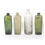 Lot 312 Embossed African Gin Bottle Collection
