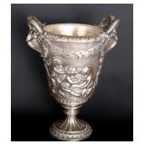 Lot 335 Silvered Bronze Vase, After Clodion 1770-1779