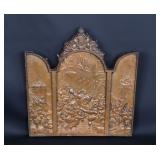 Lot 338 Bronze Plaque of Warrior Hero