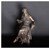 Lot 339 Classical Style Bronzed Spelter Statue of Goddess