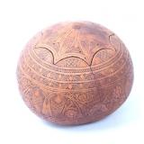 Lot 344 Antique Peruvian Carved & Incised Gourd, circa 1900
