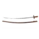 Lot 5 US Cavalry Sword & Scabbard, Revolutionary War Period