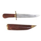 Lot 11 Colonial Knife w Scabbard