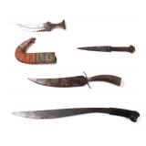 Lot 12 Collection of Knives & Daggers
