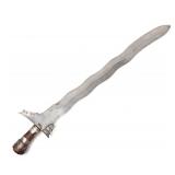 Lot 68 Moro Kris Sword w 9-Wave Blade