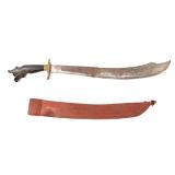 Lot 83 Enormous Negrito Simitar Bolo Sword, circa 1960-70s