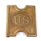 Lot 126 1881 Anson Mills Brass Belt Buckle