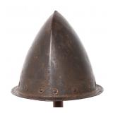Lot 131 Italian Cabasset Helm w Papal Arsenal Mark
