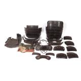 Lot 135 Japanese Samurai Armour Set & Parts, Edo Period 1603-1868