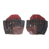 Lot 139 Japanese Samurai Armor Suneate Leg Defense, Edo Period 1603-1868